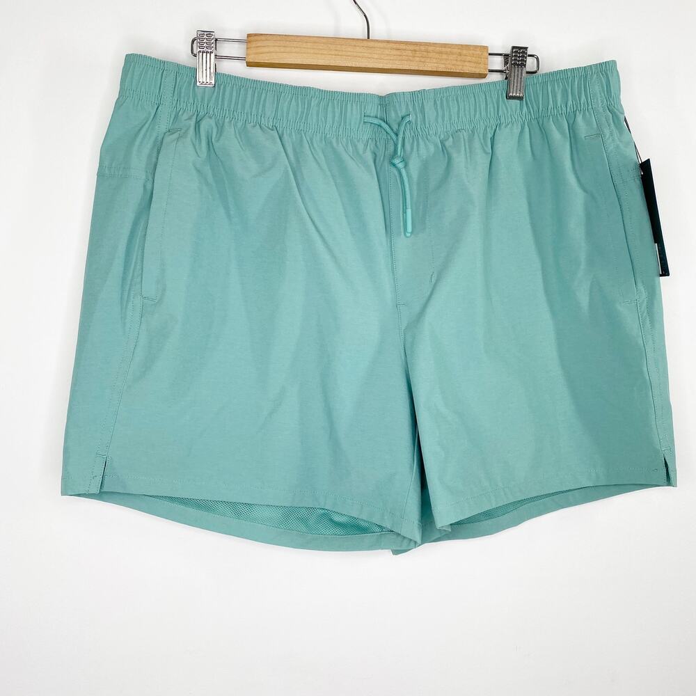 VRST Dusty Teal Heather Nylon 5" Everyday Shorts Mens Size XL